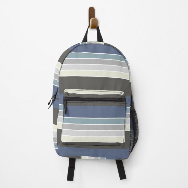 Item preview, Aesthetic Retro Stripes | Grey and Pale Yellow designed and sold by ApricityPhrases.