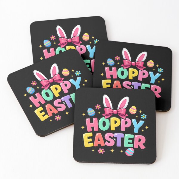 Item preview, Cute Hoppy Easter Bunny Ears Colorful Easter Eggs Spring Design designed and sold by timizar.