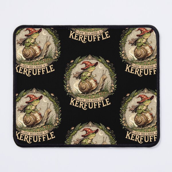 Item preview, Off To Cause A Kerfuffle Wizard Frog Riding Snail Weirdcore Meme designed and sold by RDGNR.