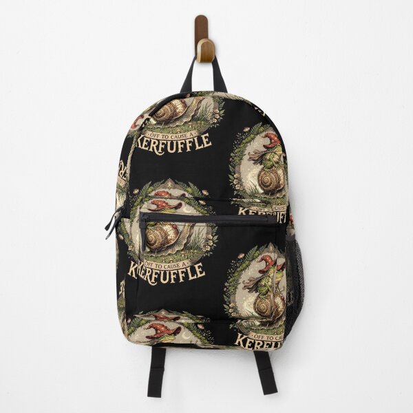 Item preview, Off To Cause A Kerfuffle Wizard Frog Riding Snail Weirdcore Meme designed and sold by RDGNR.