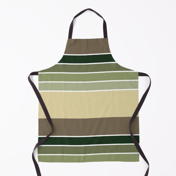 Item preview, Aesthetic Retro Stripes | Green and Brown designed and sold by ApricityPhrases.