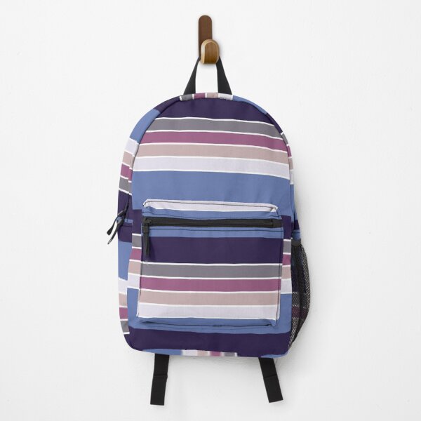 Item preview, Aesthetic Retro Stripes | Purple and Blue designed and sold by ApricityPhrases.