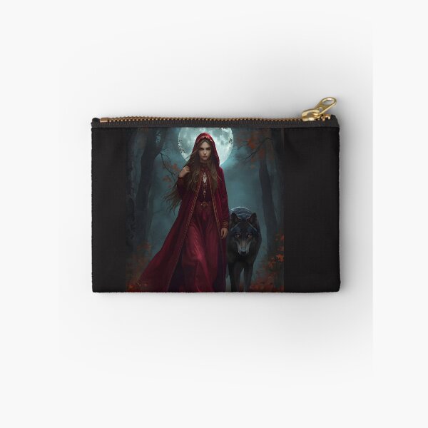 Item preview, Red Riding Hood & The Wolf — Dark Gothic Fantasy Art designed and sold by PolarisQuill.