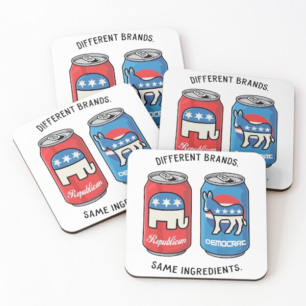Item preview, Different Brands Same Ingredients Republican Vs Democrat designed and sold by RDGNR.