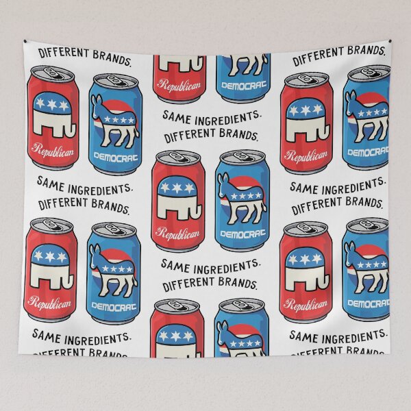 Item preview, Different Brands Same Ingredients Republican Vs Democrat designed and sold by RDGNR.