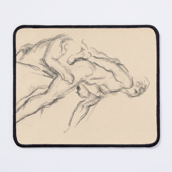 Item preview, Study of Pugets Milo of Crotona by Paul Cézanne: Post Impressionist Figure Study designed and sold by artofuniverse.