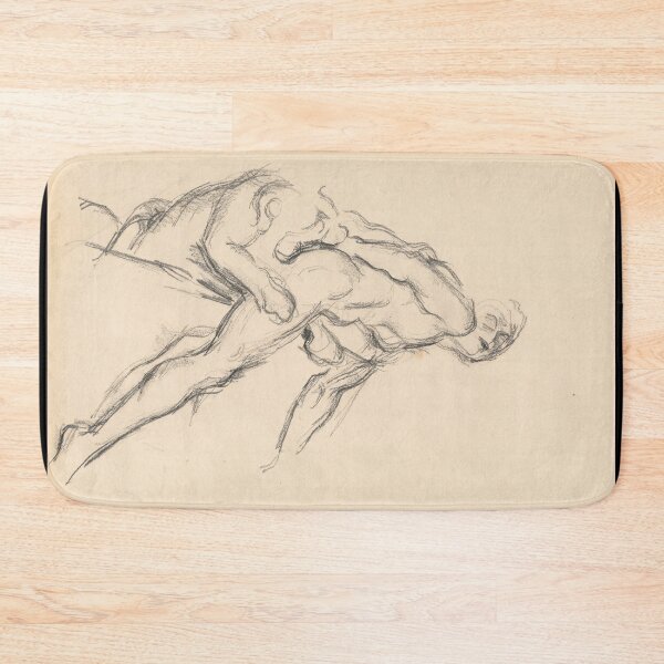 Item preview, Study of Pugets Milo of Crotona by Paul Cézanne: Post Impressionist Figure Study designed and sold by artofuniverse.