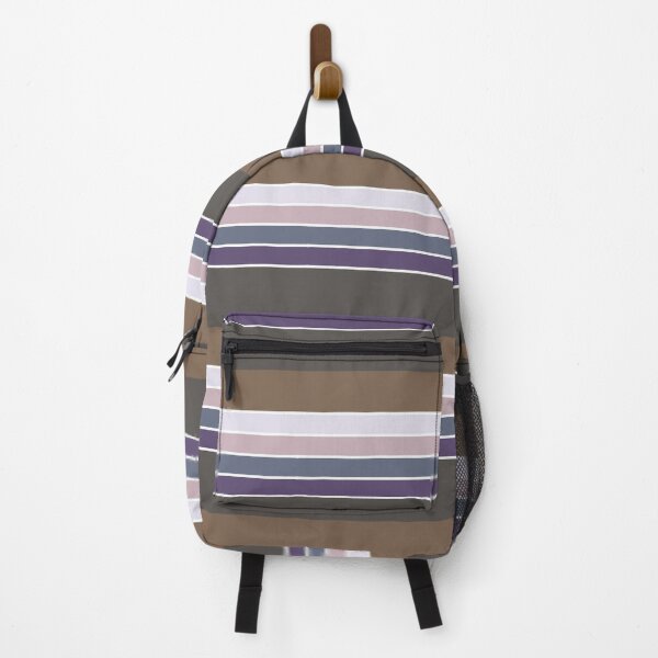 Item preview, Aesthetic Retro Stripes | Purple and Brown designed and sold by ApricityPhrases.