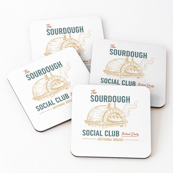 Artikelvorschau, Sauerteigbrot Backen Baker Social Club Gebacken entworfen und verkauft von LuminOrb.