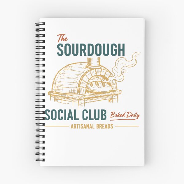 Artikelvorschau, Sauerteigbrot Backen Baker Social Club Gebacken entworfen und verkauft von LuminOrb.