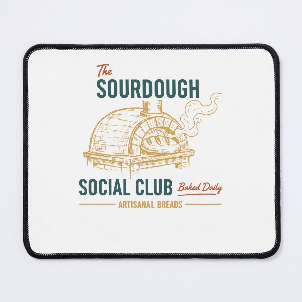 Artikelvorschau, Sauerteigbrot Backen Baker Social Club Gebacken entworfen und verkauft von LuminOrb.