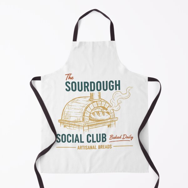 Artikelvorschau, Sauerteigbrot Backen Baker Social Club Gebacken entworfen und verkauft von LuminOrb.