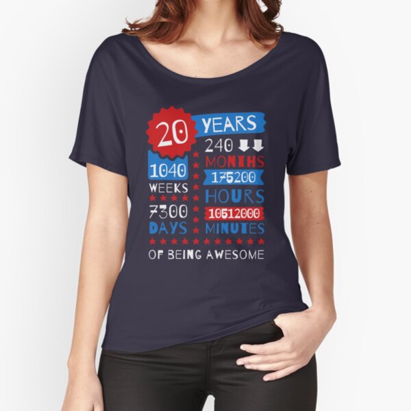 20th Birthday Ideas For Women Gifts Merchandise Redbubble