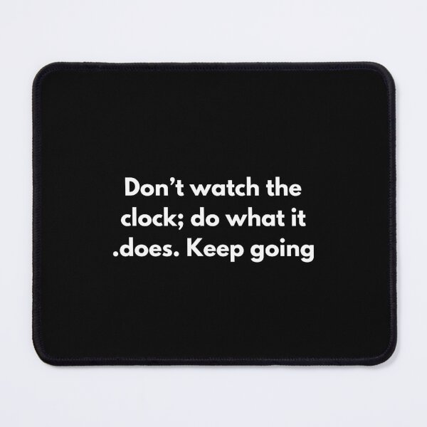 Item preview, Keep Going Motivational Quote - Minimalist Clock Typography designed and sold by nor.
