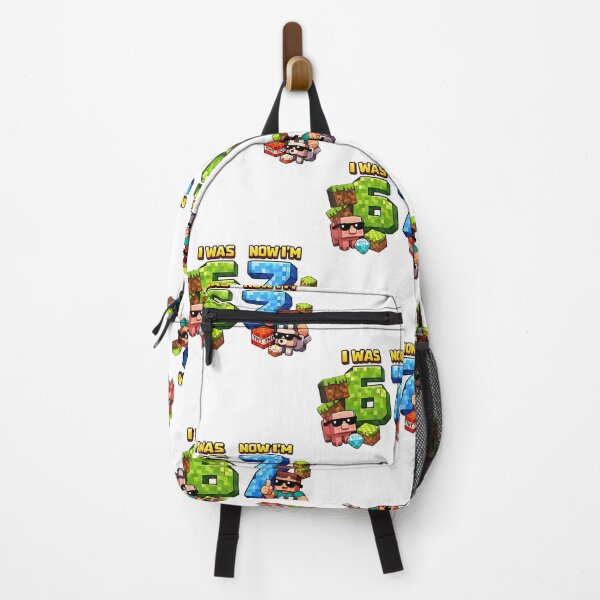 Item preview, I Was 6 Now I'm 7 Pixel Game Art 67 Meme Kids Birthday Party designed and sold by RDGNR.