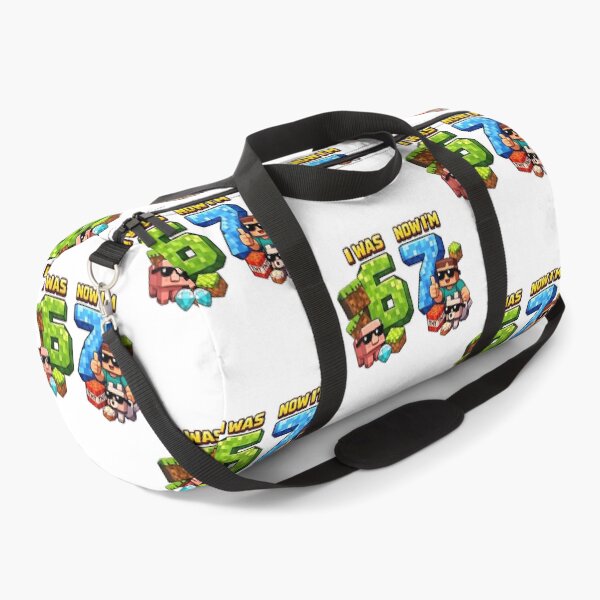 Item preview, I Was 6 Now I'm 7 Pixel Game Art 67 Meme Kids Birthday Party designed and sold by RDGNR.
