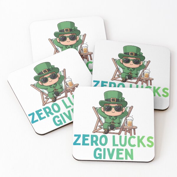 Item preview, Zero Lucks Given Relatable Relaxing Leprechaun designed and sold by PunTeestic.