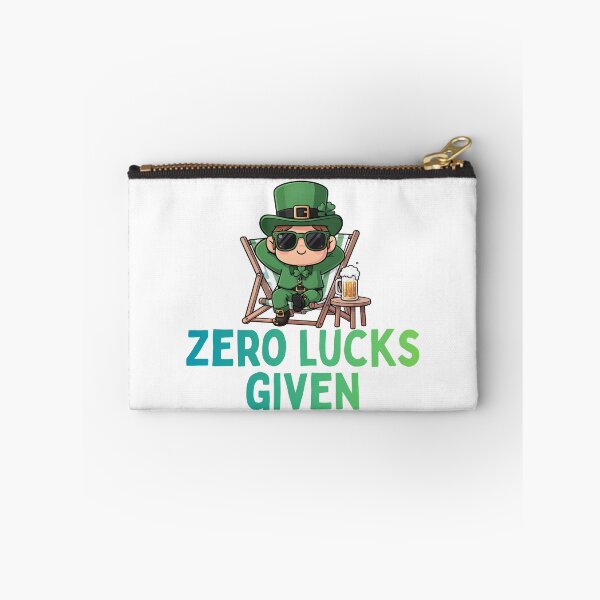Item preview, Zero Lucks Given Relatable Relaxing Leprechaun designed and sold by PunTeestic.