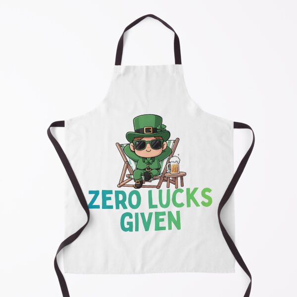 Item preview, Zero Lucks Given Relatable Relaxing Leprechaun designed and sold by PunTeestic.