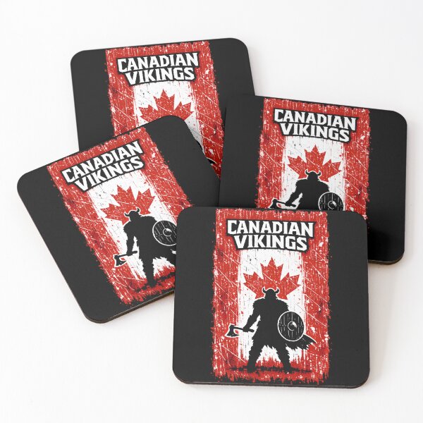 Item preview, Canadian Vikings – Viking Warrior Canada Flag Distressed Nordic Design designed and sold by R3XFORGE.