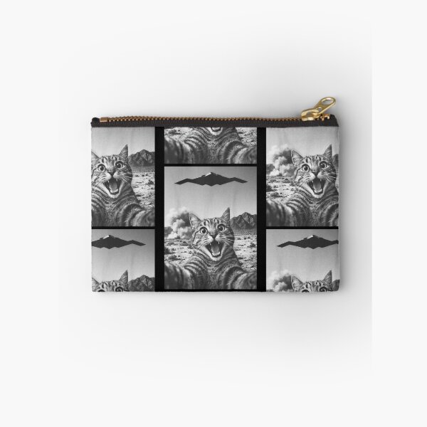 Item preview, Alien Cat Selfie UFO Gifts Men Teen Boys Graphic Funny Cat designed and sold by RDGNR.