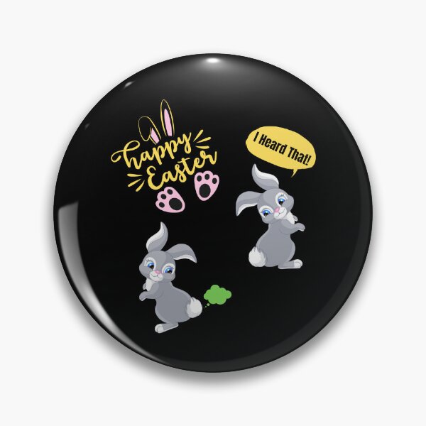 Item preview, Happy Easter… I Heard That! – Funny Farting Bunny Easter Design” designed and sold by JolieByDesigns.