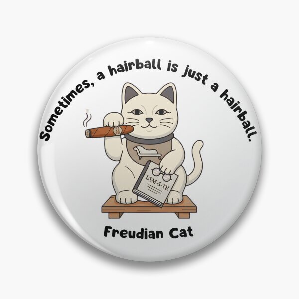 Item preview, Freudian Cat designed and sold by RegulateFirst.