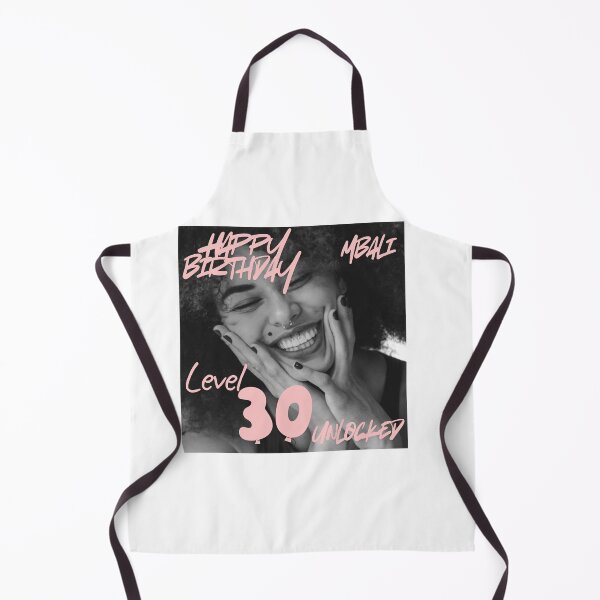 Item preview, Happy birthday with female smiling 30th birthday designed and sold by LorenzoArtZa.