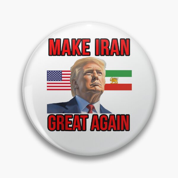 Item preview, Make Iran Great Again Iranian Lion Sun Flag Donald Trump MIGA USA Flag designed and sold by RDGNR.