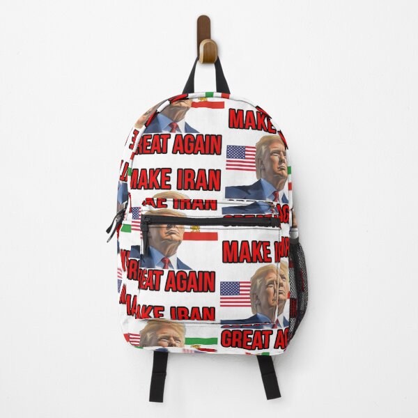 Item preview, Make Iran Great Again Iranian Lion Sun Flag Donald Trump MIGA USA Flag designed and sold by RDGNR.