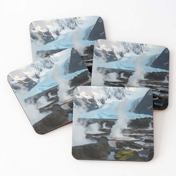 Item preview, Geothermal Steam Vents and Glacial Mountain Peaks designed and sold by Vida e Arte.