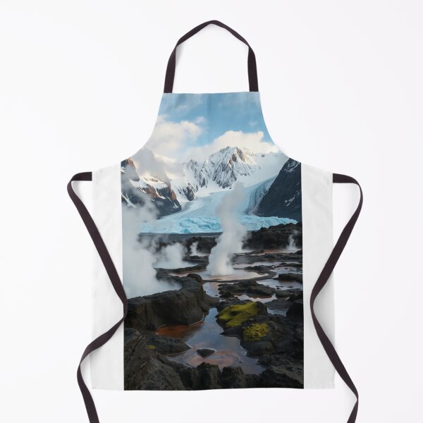 Item preview, Geothermal Steam Vents and Glacial Mountain Peaks designed and sold by Vida e Arte.