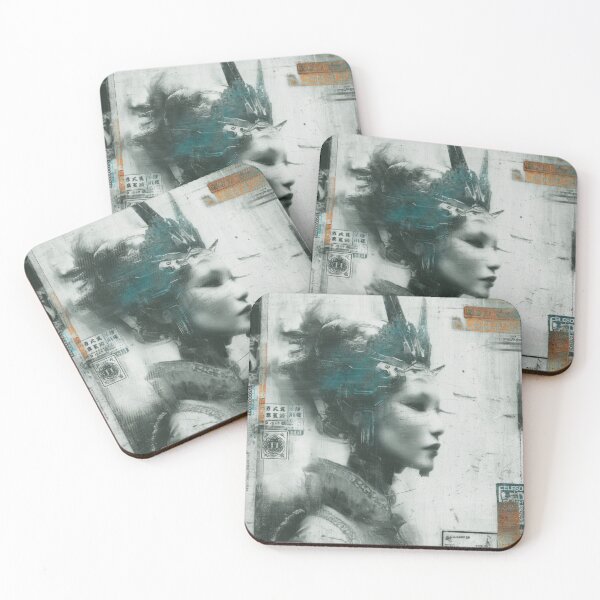 Item preview, Fantasy Biotech Dream Cyberpunk AI Portrait Glitch Art designed and sold by WartonnoArt.