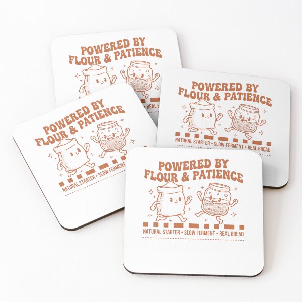 Item preview, Sourdough Bread Baking Baker Powered By Flour designed and sold by LuminOrb.