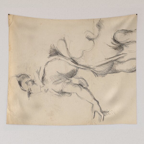 Item preview, Study of the Allegorical Figure France by Paul Cézanne: Post Impressionist Figure Study designed and sold by artofuniverse.