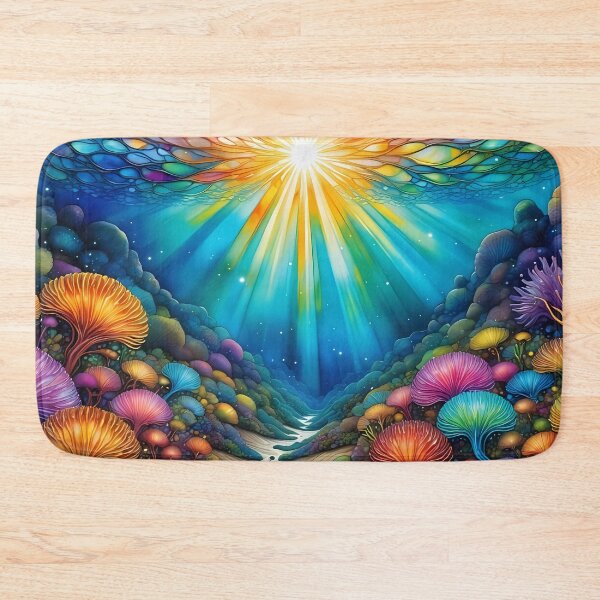 Item preview, Colorful Underwater Landscape designed and sold by CalmnessbyChoice.