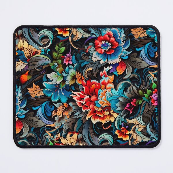 Item preview, Multi color Floral Artwork with Tattoo Style designed and sold by Piagor.
