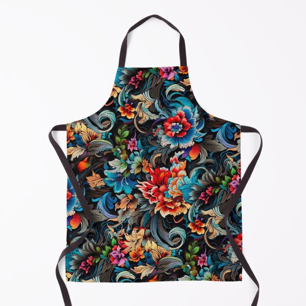 Item preview, Multi color Floral Artwork with Tattoo Style designed and sold by Piagor.