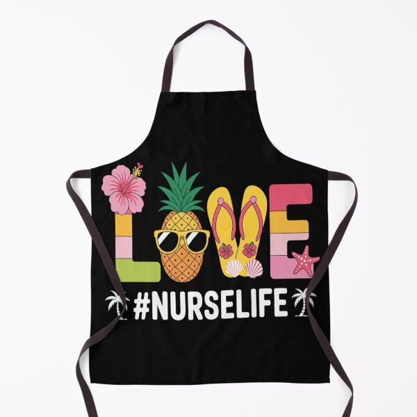 Item preview, Love Summer Pineapple Tropical Flower Flip Flop Nurse Life designed and sold by TeamLequid.