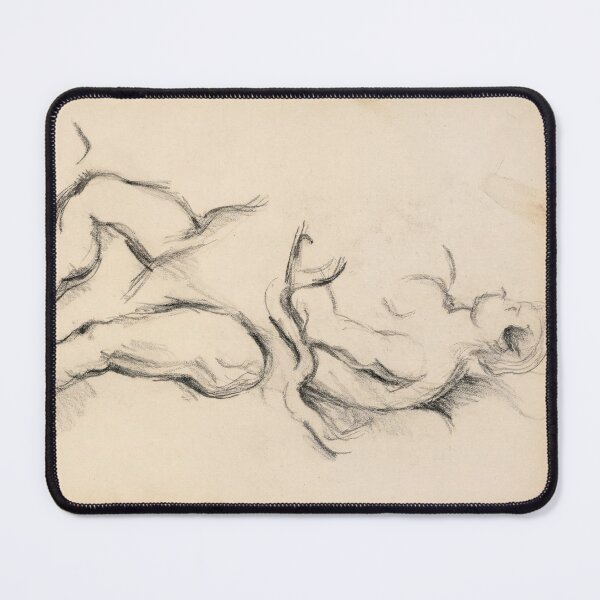 Item preview, Study of the Allegorical Figure by Paul Cézanne: Charcoal Figure Study Poster designed and sold by artofuniverse.