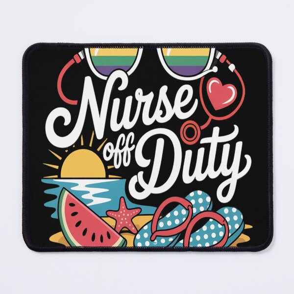 Item preview, Nurse Off Duty Funny Summer Beach Holiday designed and sold by TeamLequid.