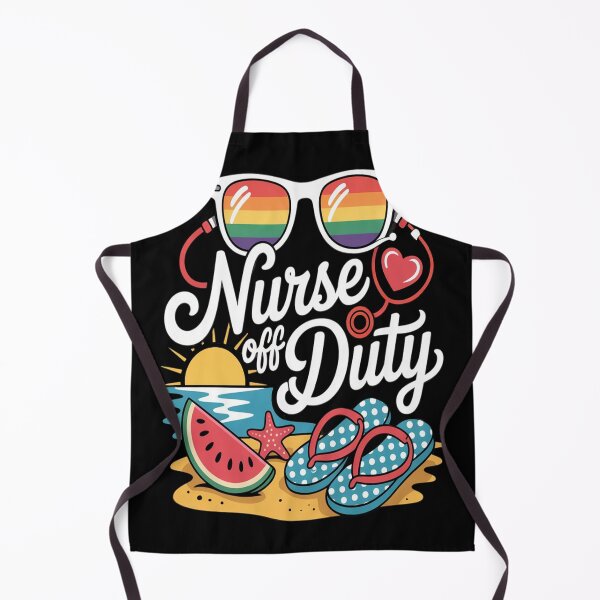 Item preview, Nurse Off Duty Funny Summer Beach Holiday designed and sold by TeamLequid.