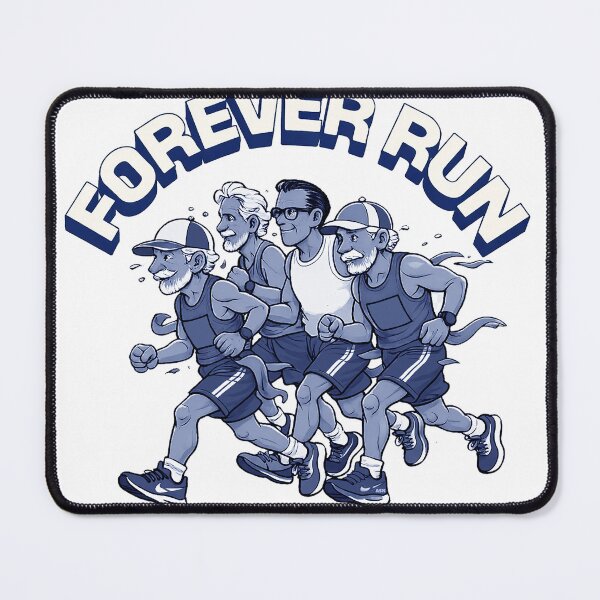 Item preview, a group of middle-aged people running excitedly designed and sold by goesbless.