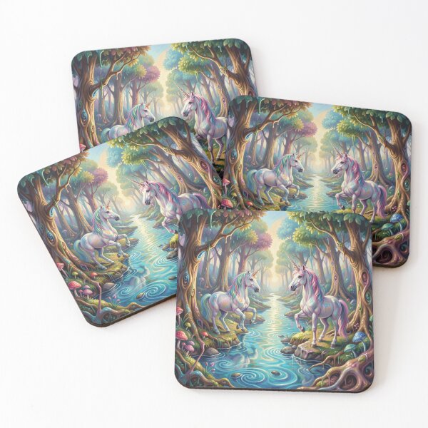 Item preview, Mystic Forest Unicorns – Enchanted Light & Fantasy Magic designed and sold by FotoworldEdel.