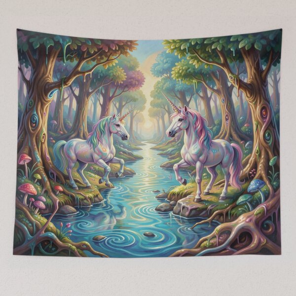 Item preview, Mystic Forest Unicorns – Enchanted Light & Fantasy Magic designed and sold by FotoworldEdel.
