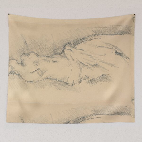 Item preview, Study of Venus De Milo by Paul Cézanne: Post Impressionist Nude Sketch designed and sold by artofuniverse.