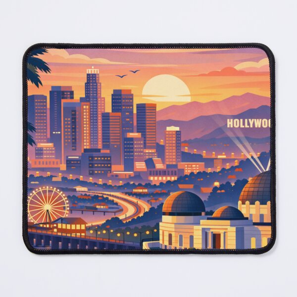 Item preview, Los Angeles Postcard  designed and sold by MatthewHeights.