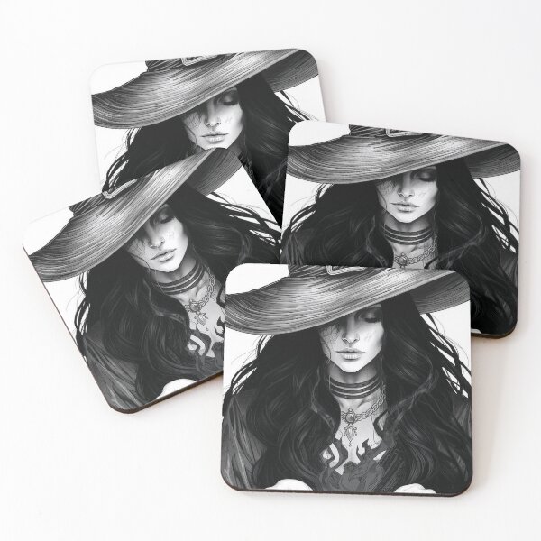 Item preview, Dark Gothic Witch Magic Portrait designed and sold by BlondeBalance.