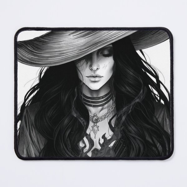 Item preview, Dark Gothic Witch Magic Portrait designed and sold by BlondeBalance.