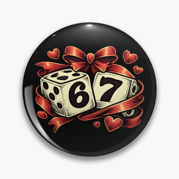 Item preview, Valentine's Day 6 7 Dice Preppy Six Seven Cherry designed and sold by ArtDesignTp.